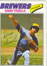 1977 Topps Baseball Cards      278     Danny Frisella